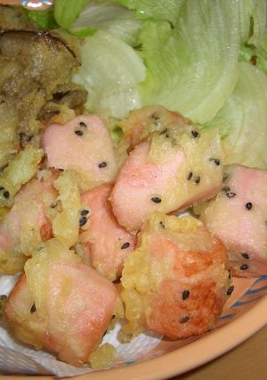 簡単おいしい栄養満点お魚ソーセージ天ぷら-レシピのメイン写真