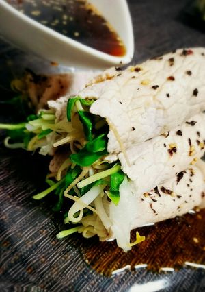 包丁要らずで簡単☆野菜ロールしゃぶしゃぶ-レシピのメイン写真
