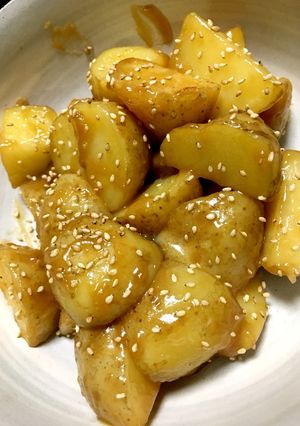 新じゃが芋の甘辛味噌炒め-レシピのメイン写真
