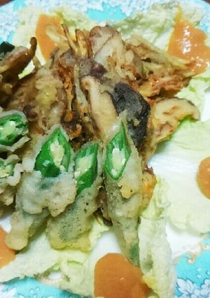 二口かき揚げ❤ゆず味噌で❤ゆりさん風-レシピのメイン写真