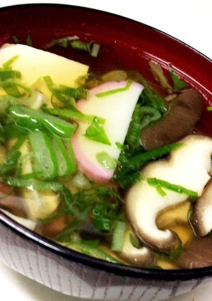 いりこだしで簡単！豆腐ときのこのお吸い物-レシピのメイン写真
