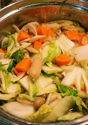 白菜の和風だし鍋風-レシピのメイン写真