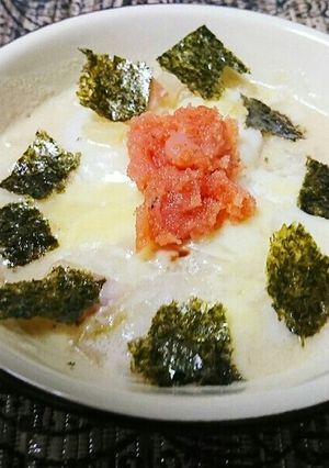 クラムチャウダーの明太もちチーズグラタン-レシピのメイン写真