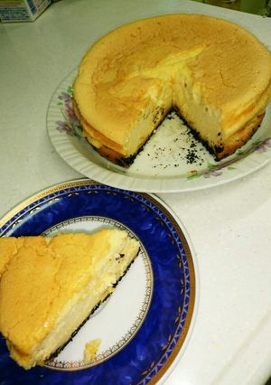 スフレチーズケーキ-レシピのメイン写真