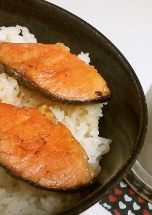骨強化レシピ：フレンチ風焼き鮭丼-レシピのメイン写真