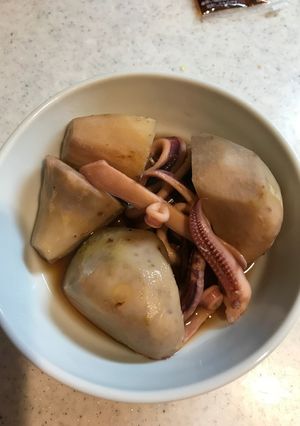 簡単!イカと里芋の煮物(初投稿)-レシピのメイン写真