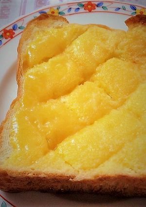 ＜甘くてこってりメロンパン風トースト＞-レシピのメイン写真