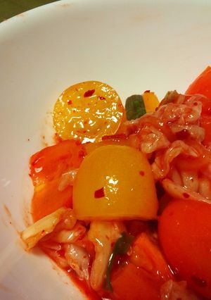 キムチトマト-レシピのメイン写真