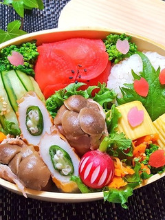 お漬け物弁当-レシピのメイン写真