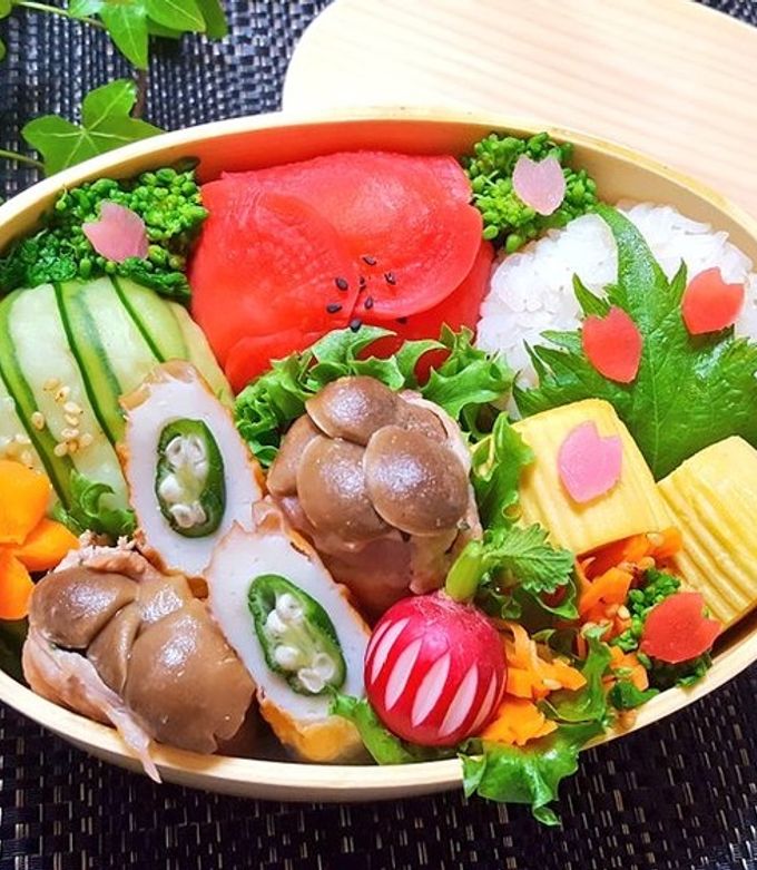お漬け物弁当-レシピのメイン写真