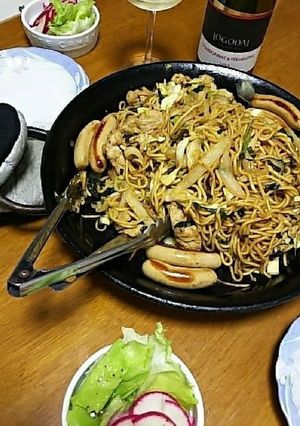 あまり野菜焼そば*あればケールおすすめ-レシピのメイン写真