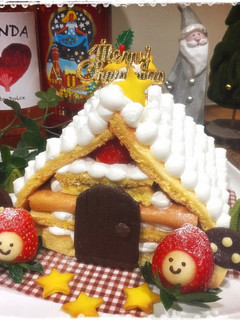 ★クリスマス☆お菓子の家ケーキ★-レシピのメイン写真