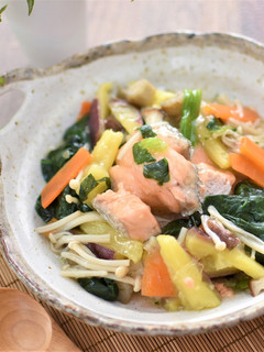 鮭と秋野菜のあんかけ丼☆-レシピのメイン写真