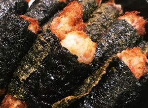 簡単！ふわとろ自然薯の磯辺揚げ♡-レシピのメイン写真