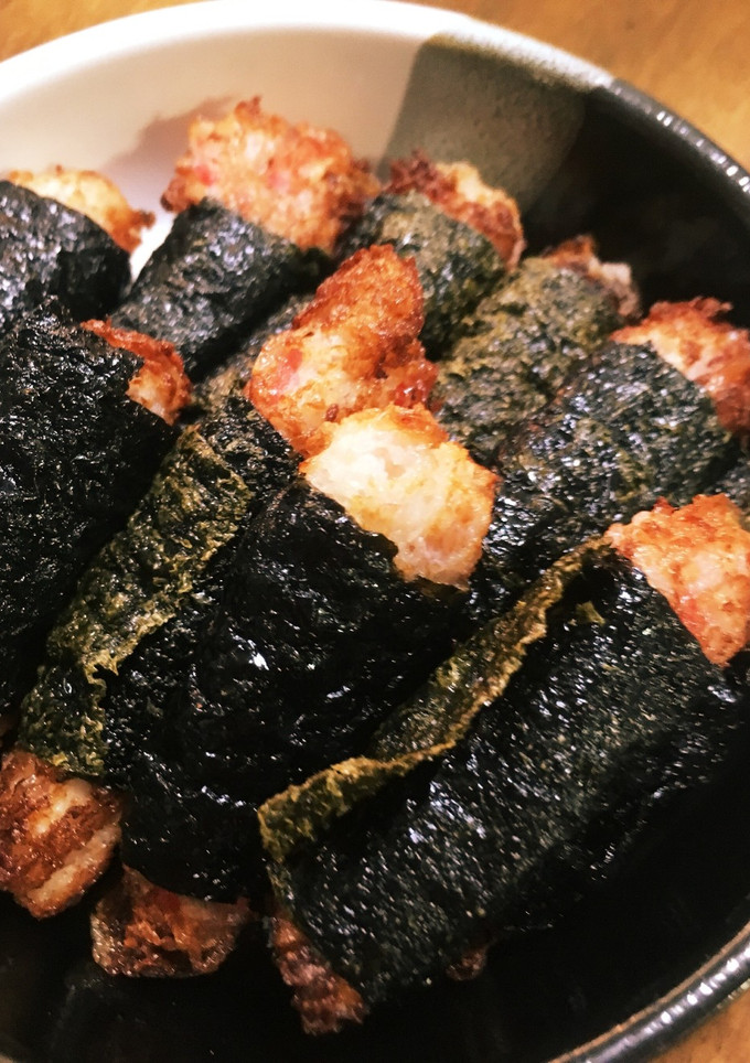 簡単！ふわとろ自然薯の磯辺揚げ♡-レシピのメイン写真