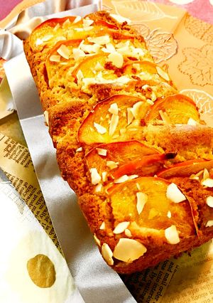 絶品♡柿クリームチーズのパウンドケーキ-レシピのメイン写真
