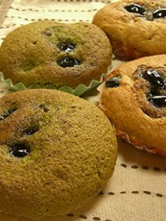 HMでできちゃう☆黒豆マフィン☆2種-レシピのメイン写真