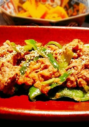 さっぱりと♪ピーマンと牛肉のおろし炒め-レシピのメイン写真