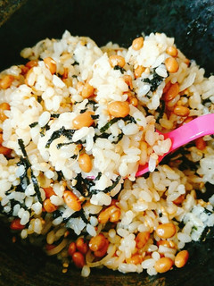 フライパン要らず!韓国風の納豆ごはん-レシピのメイン写真