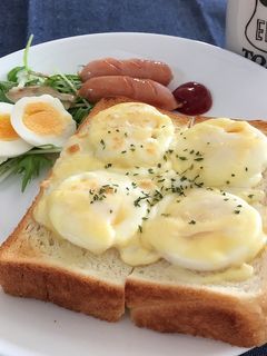 エッグチーズトースト-レシピのメイン写真