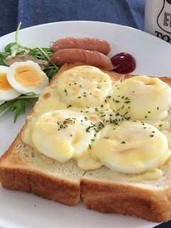 エッグチーズトースト-レシピのメイン写真