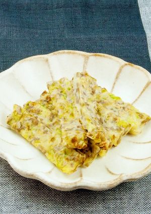 うどん入りお好み焼き（離乳食後期）-レシピのメイン写真