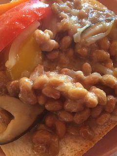 残った酢豚で!納豆トースト-レシピのメイン写真