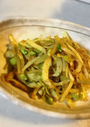 皮も食べよ！カレー風味☆大根の皮きんぴら-レシピのメイン写真