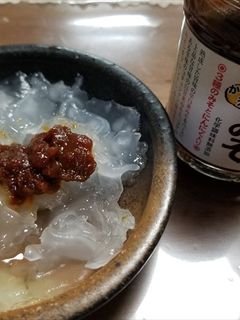 天然シロキクラゲのニンニク味噌和え-レシピのメイン写真