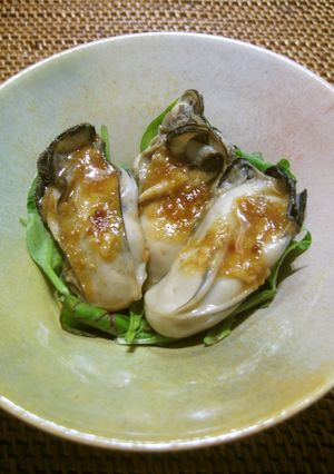 牡蠣の酒蒸し　柚子みそ味-レシピのメイン写真