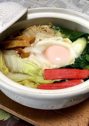 5分で簡単☆あったか鍋焼きうどん-レシピのメイン写真