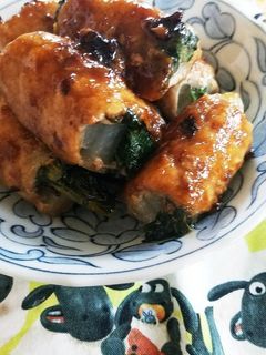 大根、大根葉の照り焼き肉巻き-レシピのメイン写真