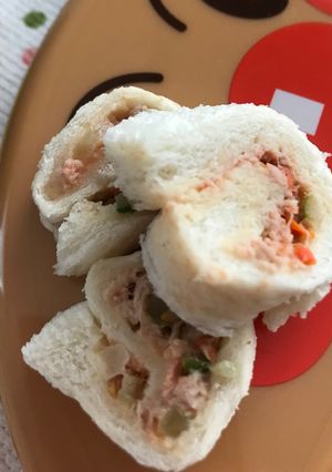 離乳食ツナロールサンド-レシピのメイン写真