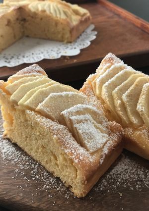 バター不使用！絶品りんごのケーキ-レシピのメイン写真