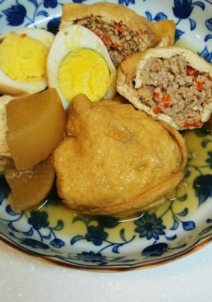 おでん種 ハンバーグ巾着-レシピのメイン写真