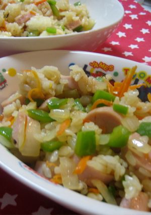 手軽におさかなチャーハン☆幼児食にも-レシピのメイン写真
