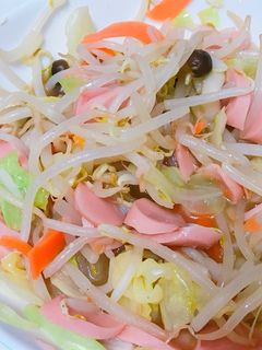 野菜と魚ソーセージのバター炒め-レシピのメイン写真