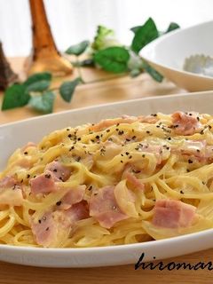 生クリーム不使用!簡単カルボナーラ-レシピのメイン写真