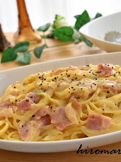 生クリーム不使用!簡単カルボナーラ-レシピのメイン写真