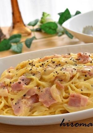生クリーム不使用！簡単カルボナーラ-レシピのメイン写真