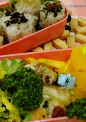 鯛のロール揚げ弁当-レシピのメイン写真