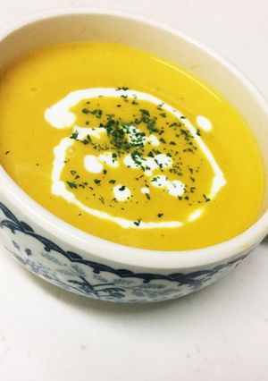 ミキサーで簡単！かぼちゃのポタージュ-レシピのメイン写真