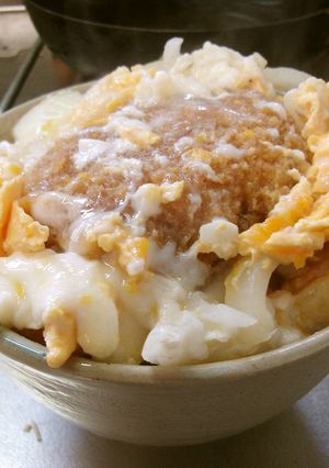 最速のメンチ勝つ丼-レシピのメイン写真