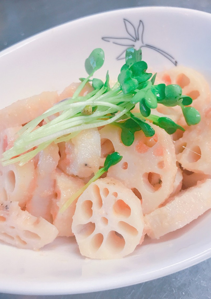 れんこんの明太バター和え-レシピのメイン写真