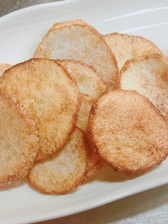 簡単!カレー塩で食べる 里芋チップス-レシピのメイン写真