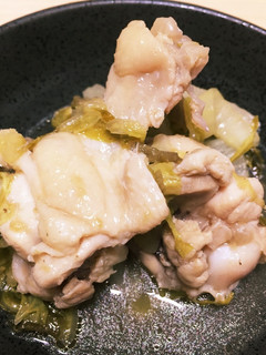 手羽元の梅煮-QC使用--レシピのメイン写真