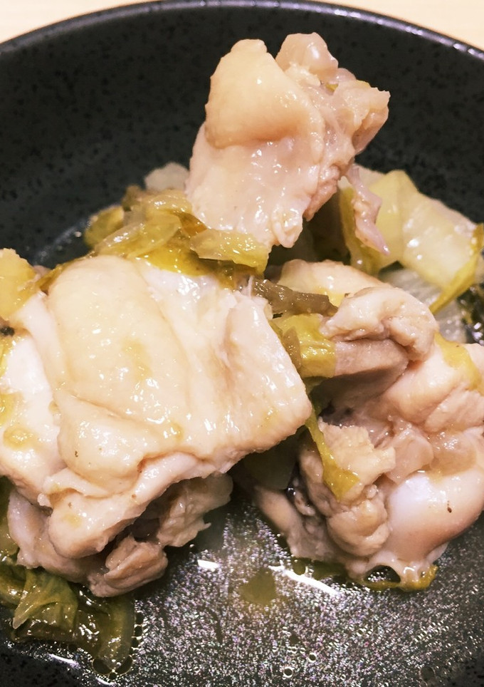 手羽元の梅煮-QC使用--レシピのメイン写真