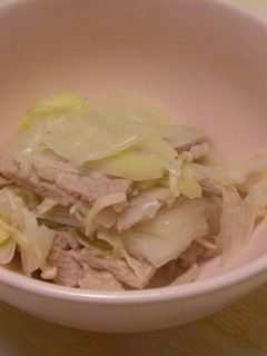 材料2つ・これだけでおかず☆豚肉ハクサイ-レシピのメイン写真