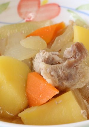 災害時の調理に　肉じゃがパッククッキング-レシピのメイン写真