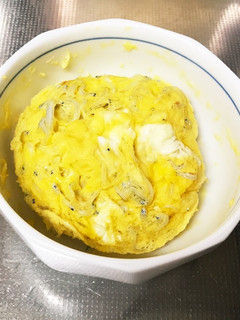 レンジで簡単!スクランブルエッグ-レシピのメイン写真